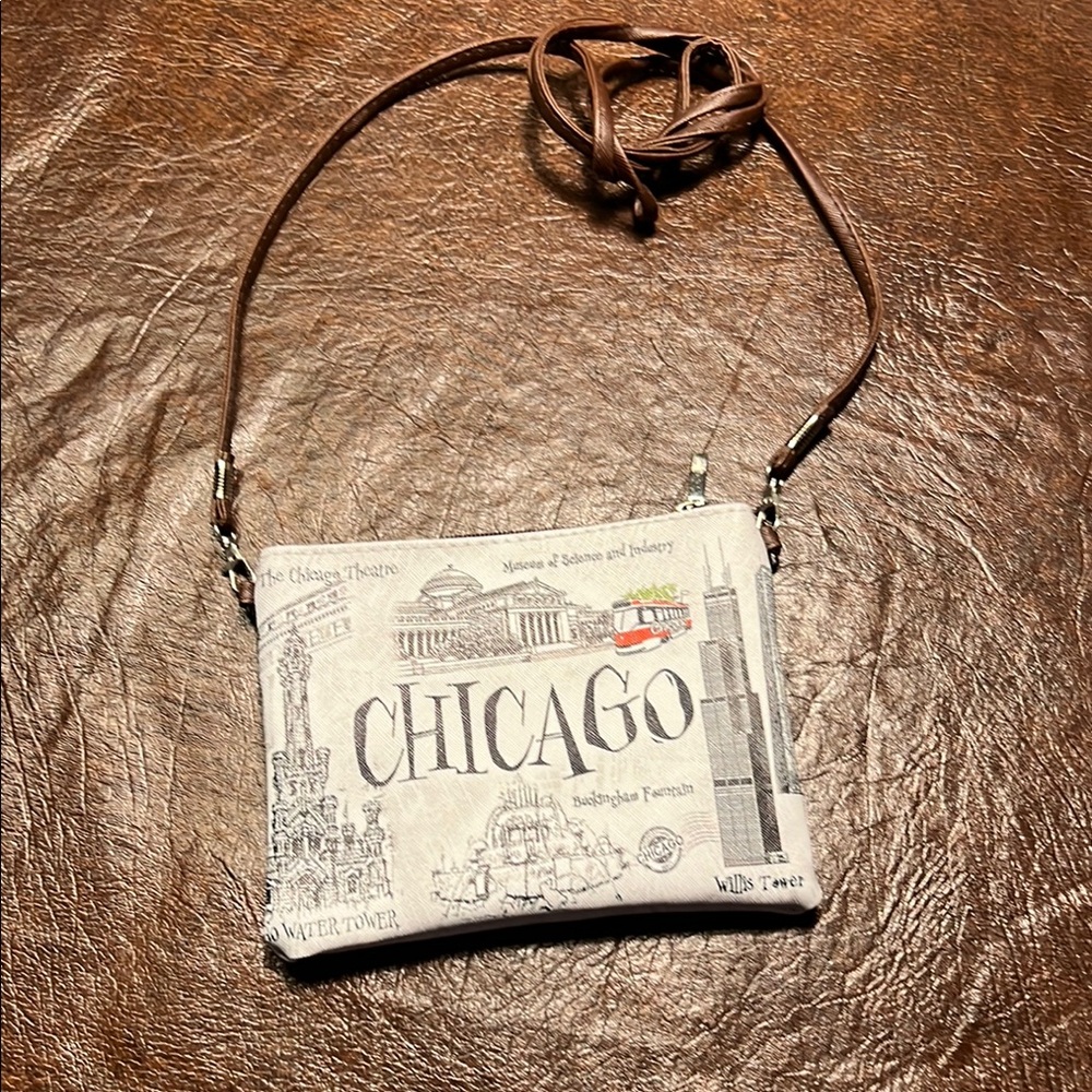 Chicago Print Crossbody Bag